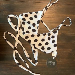 Moana bikini BNWT Ollie Wrap Polka dot top